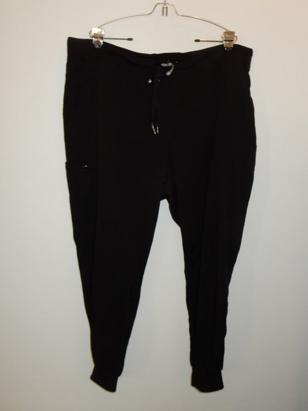 Med Couture Womens Touch Jogger Pants Black 2XL UEC Style 7710